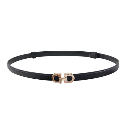 Women's Thin Fashion Korean Style Female Ornament Belts