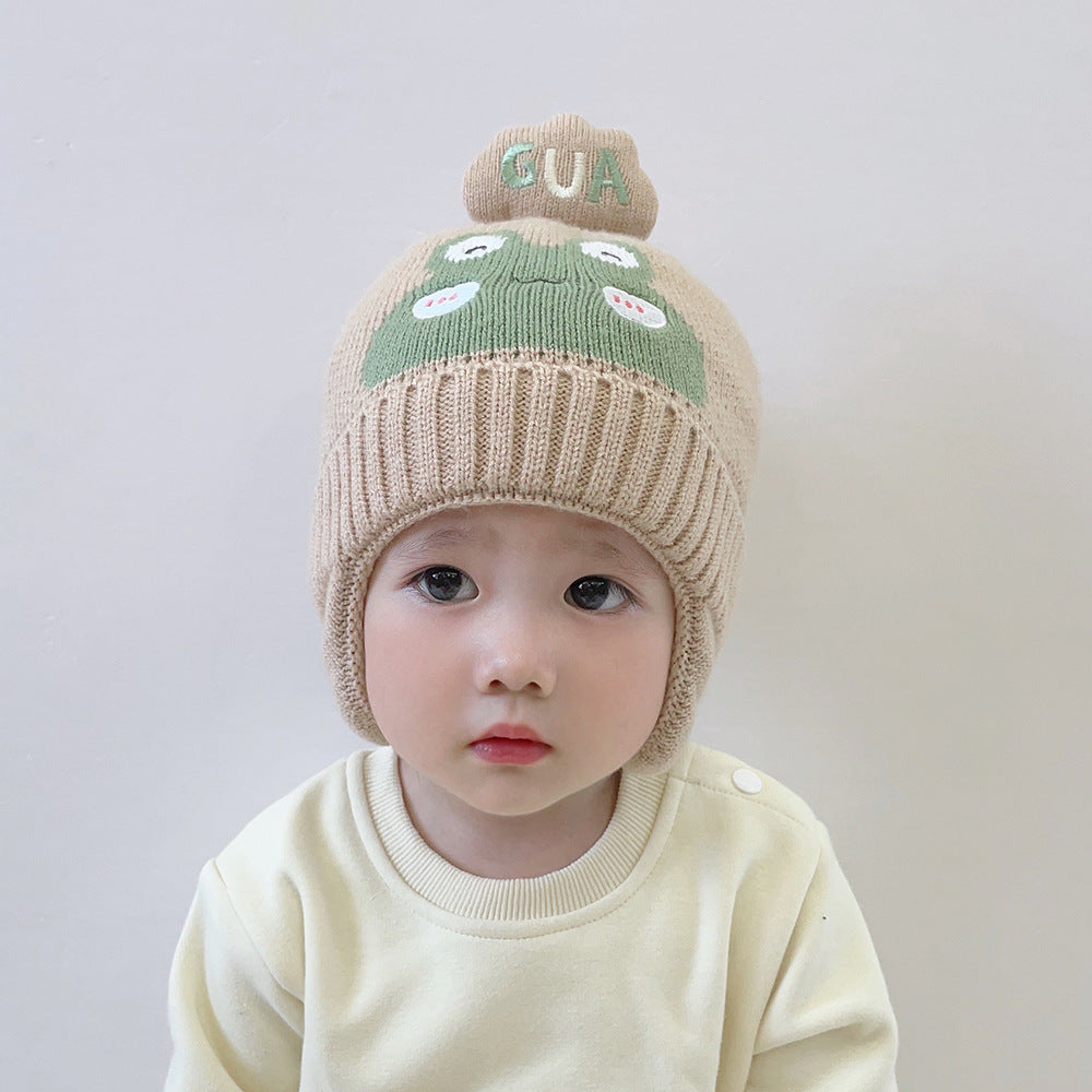 Knitted Windproof Woolen Cute Super Boys Kids' Headwear