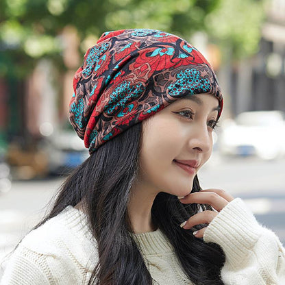 Women's Korean Bandana Windproof Warm Twisted Hat Hats & Caps