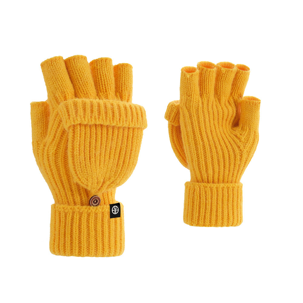 Touch Screen Warm Double Layer Thickened Gloves