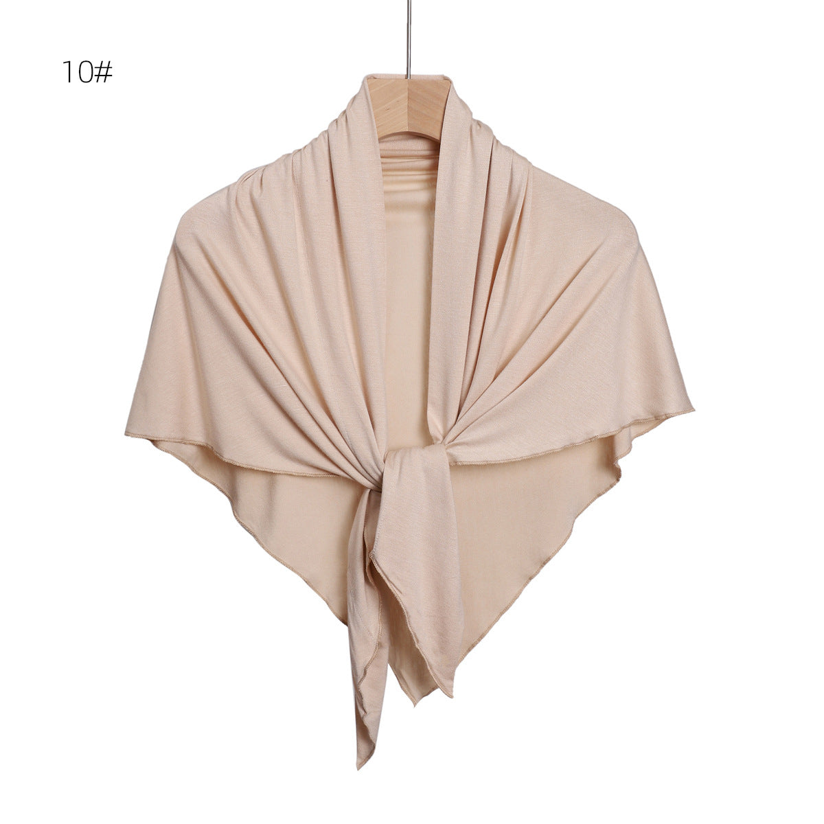 Women's Triangular Binder Elastic Mercerized Cotton Hair Scarfs