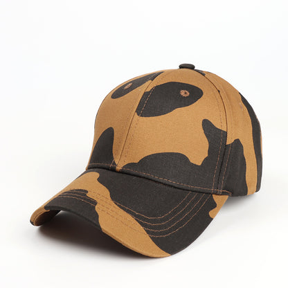 Women's & Men's Cartoon Cow Print Curved Brim Baseball Hats & Caps