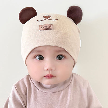 Women's & Men's Bear Son Leather Tag Born Fetal Kids' Headwear