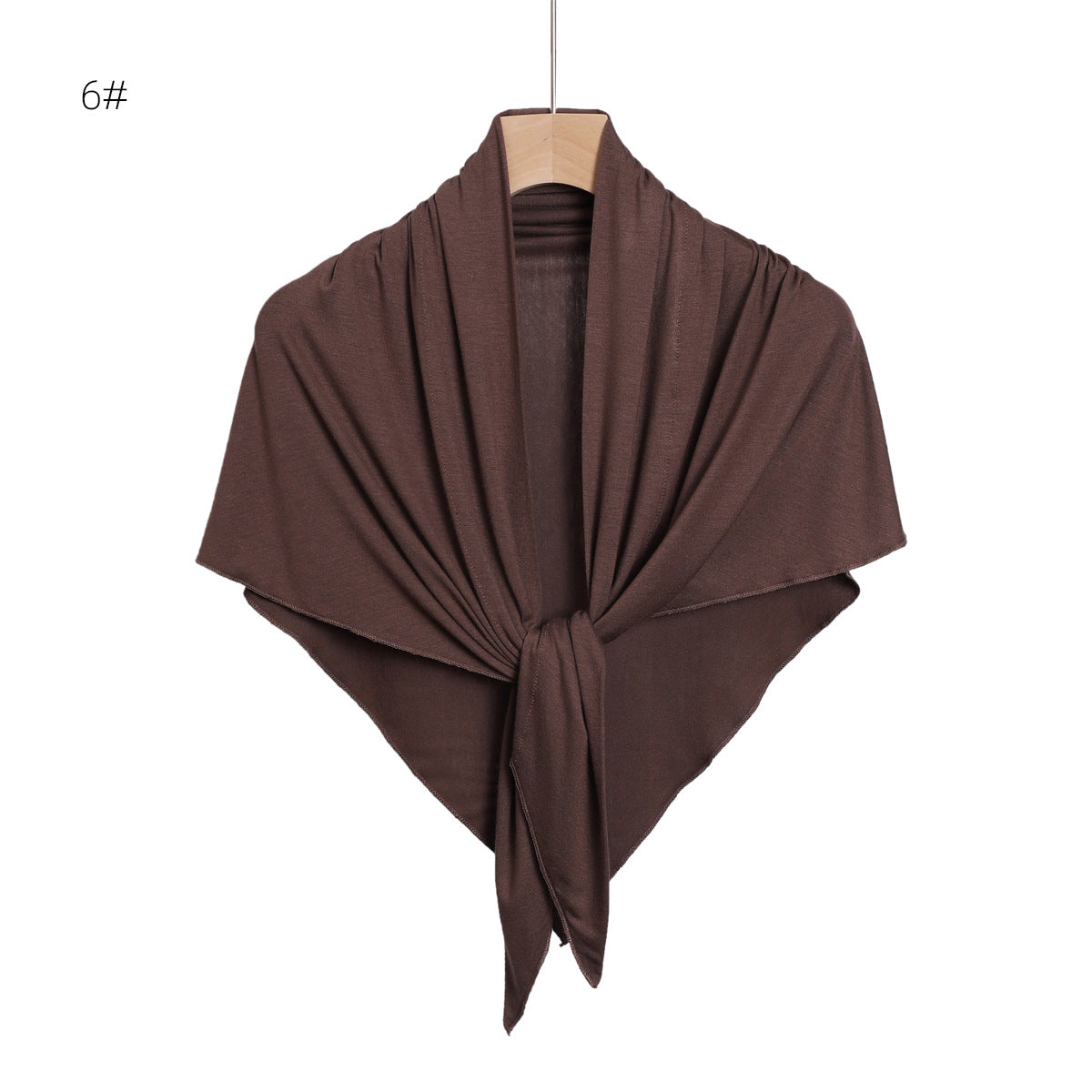 Women's Triangular Binder Elastic Mercerized Cotton Hair Scarfs