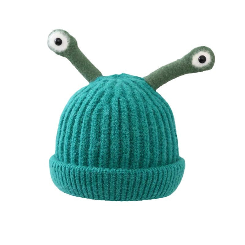 Children's Funny Hat Woolen Cute Cartoon Luminous Tentacles Warm Kids' Headwear