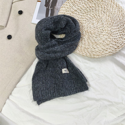 Women's & Men's Twist Braid Cute Korean Winter Wool Scarfs