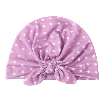 Children's Hat Solid Color Polka Dot Indian Kids' Headwear