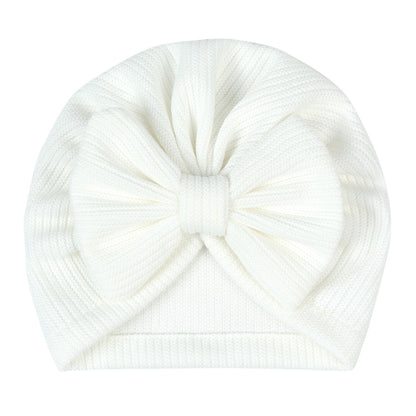 Children's Solid Color Bow Hat Pinstripe Indian Kids' Headwear