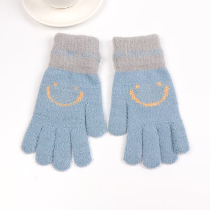 Fleece Lined Smiley Face Adult Road Gloves