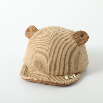 Cartoon Bear Hat Korean Style Spring Soft Kids' Headwear