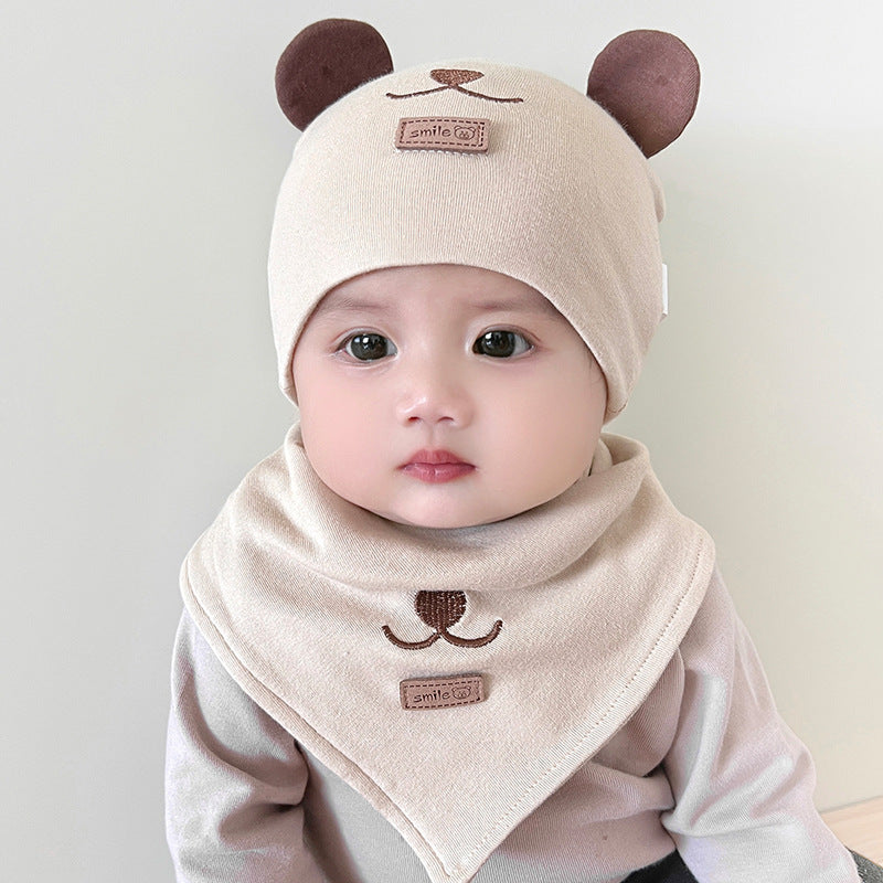 Women's & Men's Bear Son Leather Tag Born Fetal Kids' Headwear