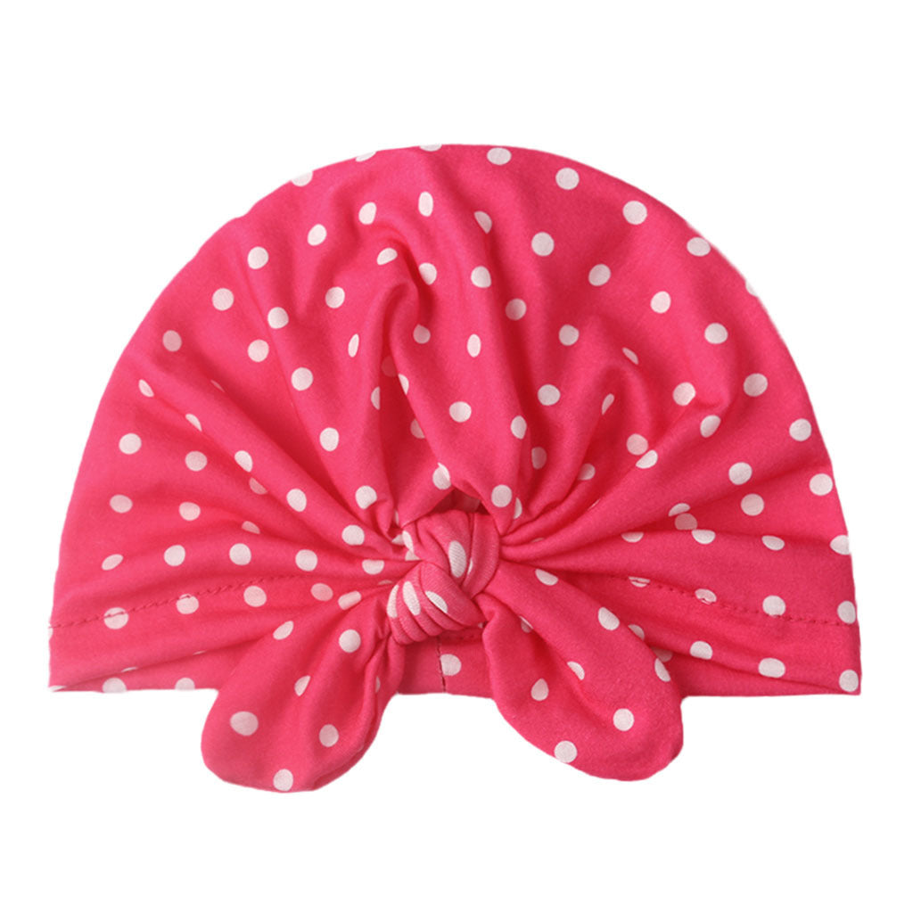 Children's Hat Solid Color Polka Dot Indian Kids' Headwear