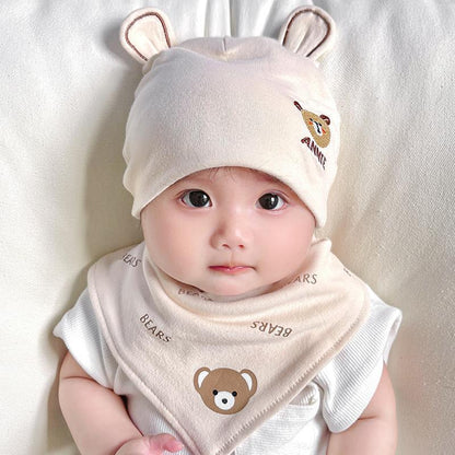 Cartoon Bear Hat Months Sleeve Infant Kids' Headwear