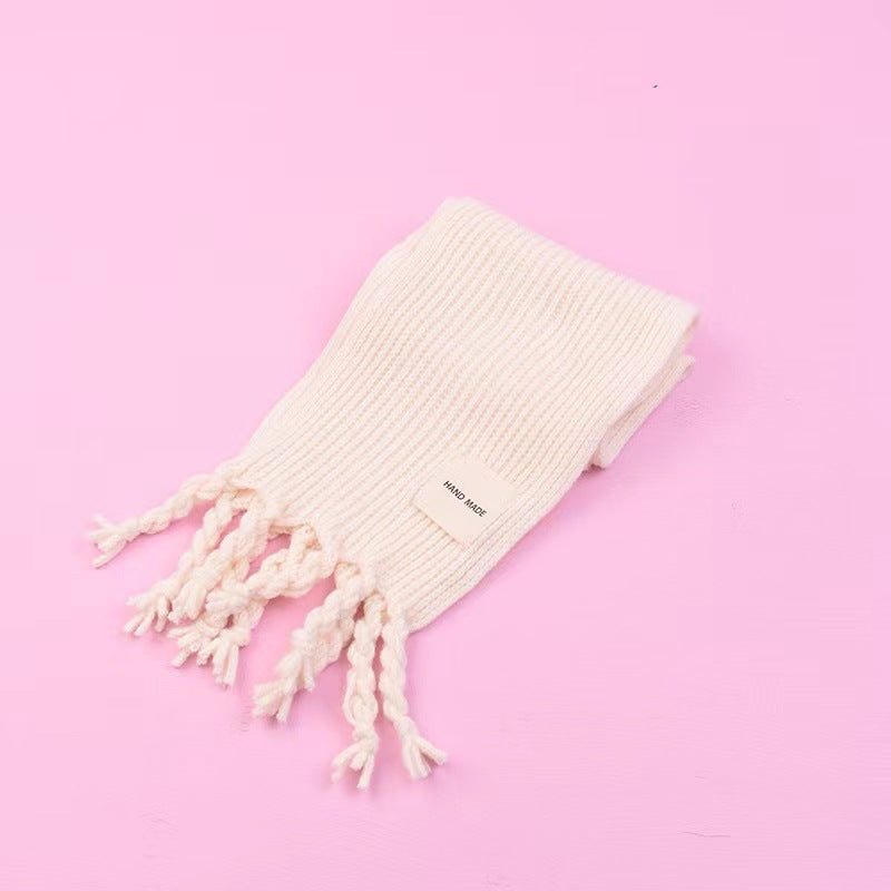 Women's Winter Korean High-grade Knitted Wool Twist Scarfs