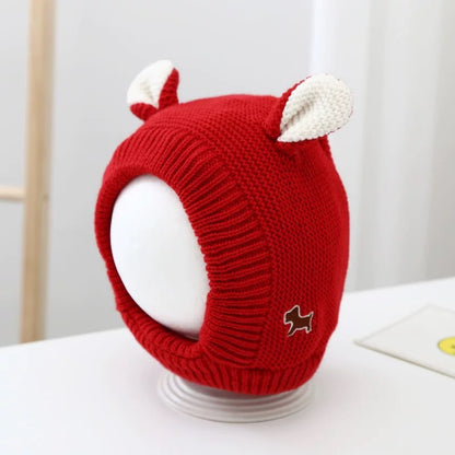 Children's Cute Boys Wool Keep Warm Knitted Kids' Headwear