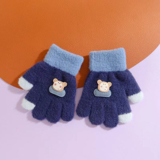 Children's Cartoon Winter To Years Old Cute Infant Gloves