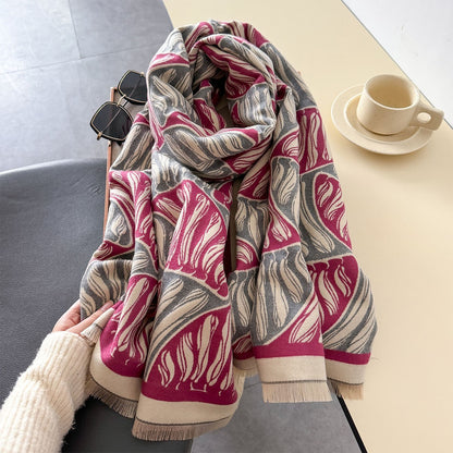 Warm Fashion Elegant Air-conditioned Room Shawl Scarfs