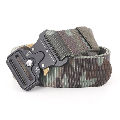 Women's & Men's Outdoor Camouflage Tactical Alloy Canvas Nylon Belts