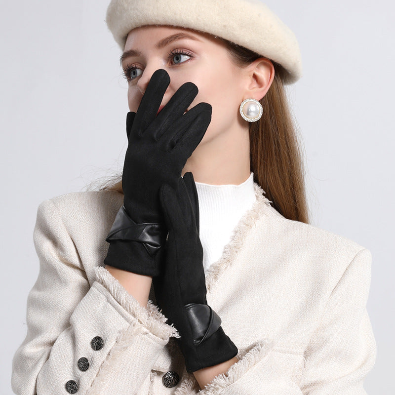 Women's Thermal Elegant Graceful Touch Screen Plus Gloves