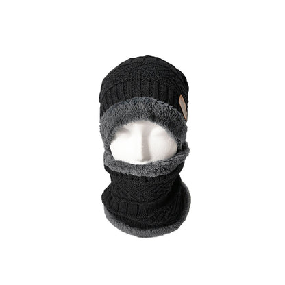 Men's Hat Wool Knitted Sleeve Brushed Padded Hats & Caps