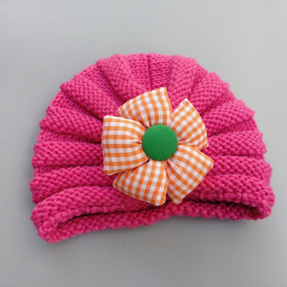 Children's Knitted Hat Warm Candy Color Boy Kids' Headwear