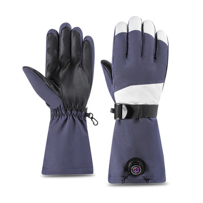 Winter Waterproof Ski Warm Thickening Five-finger Gloves