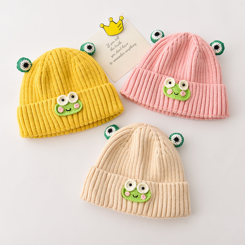 Hat Knitted Cute Super Korean Woolen Kids' Headwear