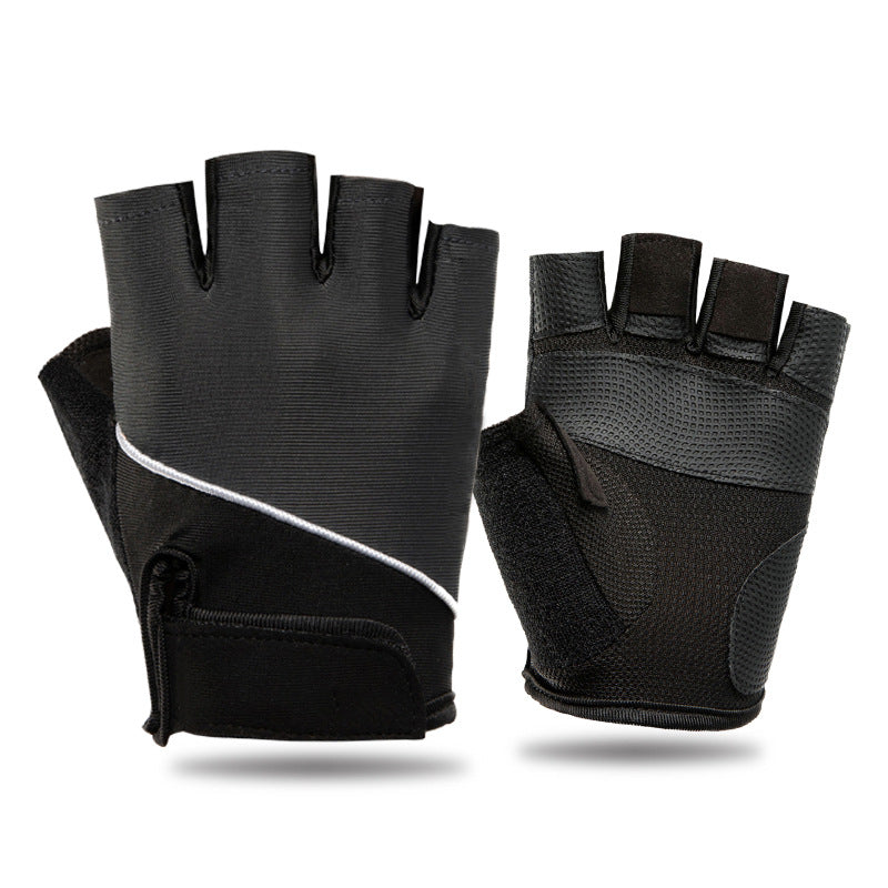 Women's & Men's Fitness Sports Half Finger Riding Horizontal Gloves