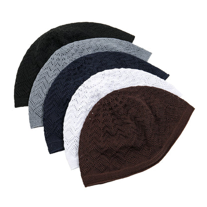 Men's Hat Skullcap Knitted Sunday Arab Muslim Hats & Caps