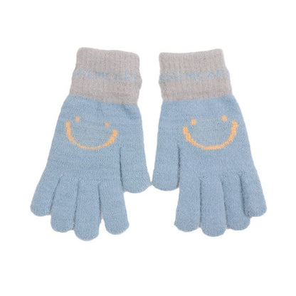 Fleece Lined Smiley Face Adult Road Gloves