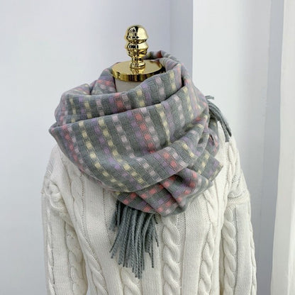 Women's Winter Korean Style Versatile High-grade Thickened Scarfs