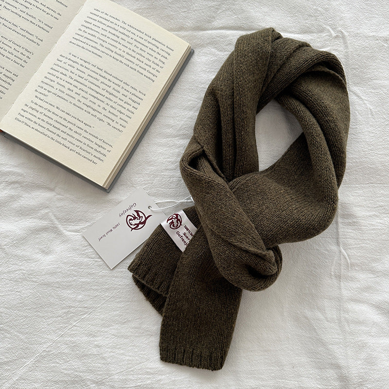 Women's & Men's Australian Pure Cotton Wool Color Winter Scarfs