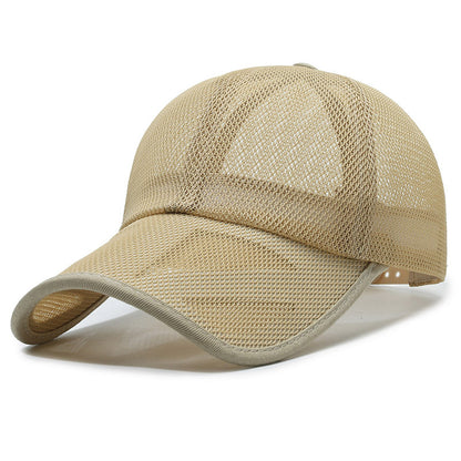 Women's & Men's Hat Summer Full Mesh Baseball Sun Breathable Hats & Caps