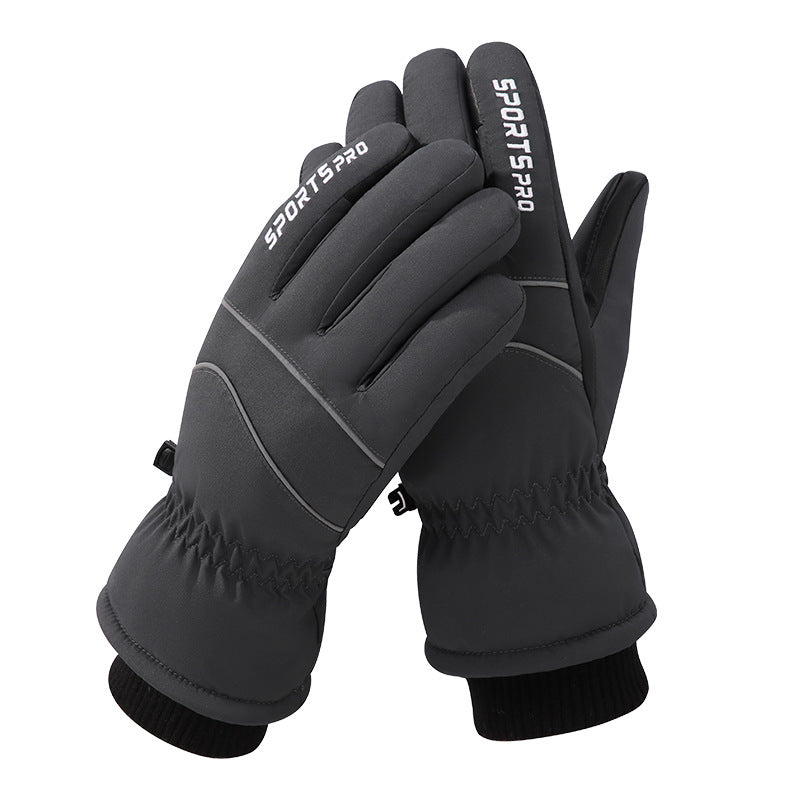 Men's Protection Fleece Thick Windproof Touch Screen Gloves