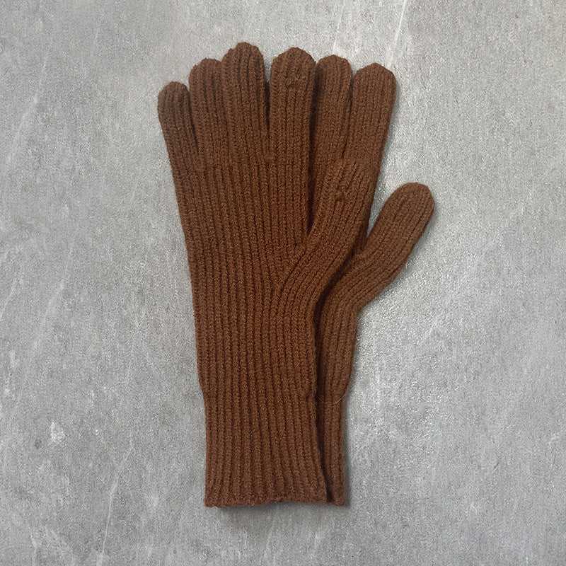 Women's & Men's Knitted For Warm Hole Open Finger Gloves