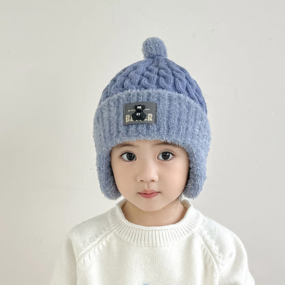 Children's Style Boys Keep Warm Woolen Cute Kids' Headwear