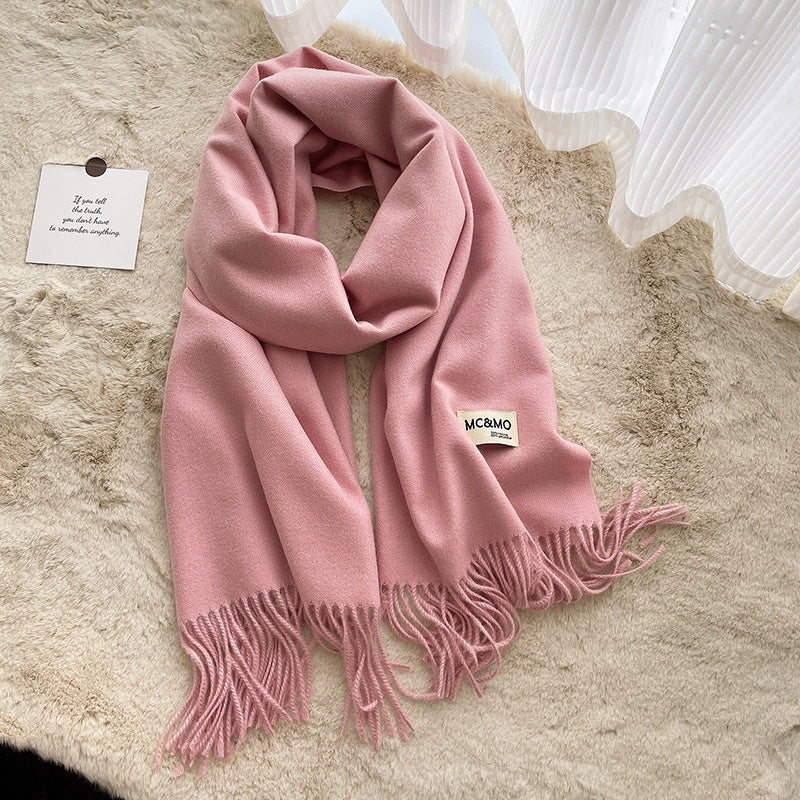 Female Korean Warm Couple Outer Wear Scarfs