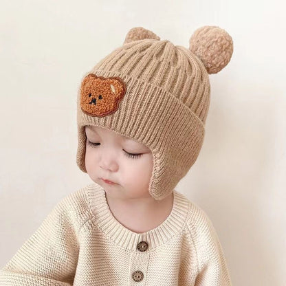 Children's Cute Winter Boy Hat Warm Ear Protection Kids' Headwear