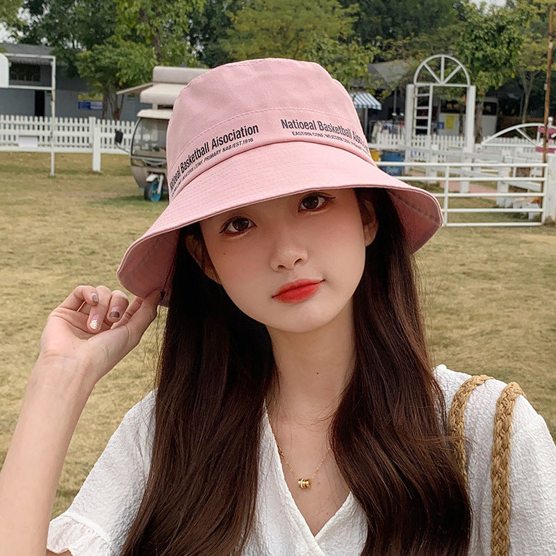 Female Summer Korean Fashion Bucket Round Hats & Caps