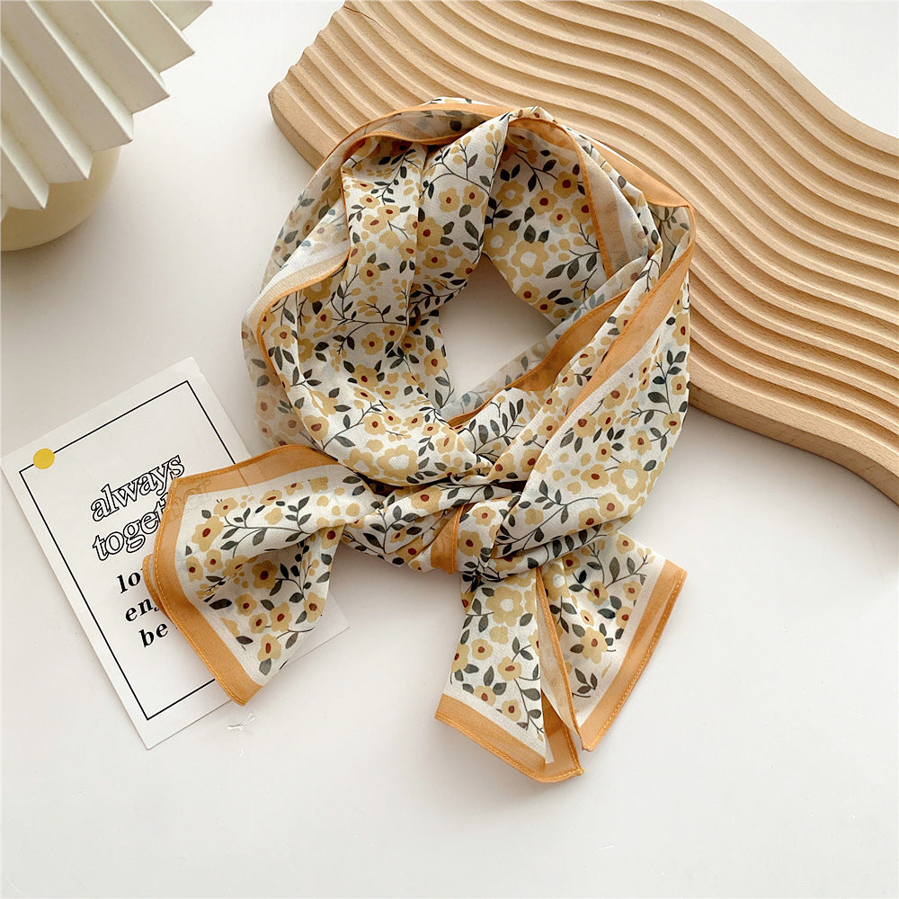 Women's Autumn Summer Versatile Fashionable Stylish Thin Decorative Scarfs