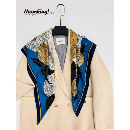 Korean Style Cotton Linen Thin Cape Scarfs