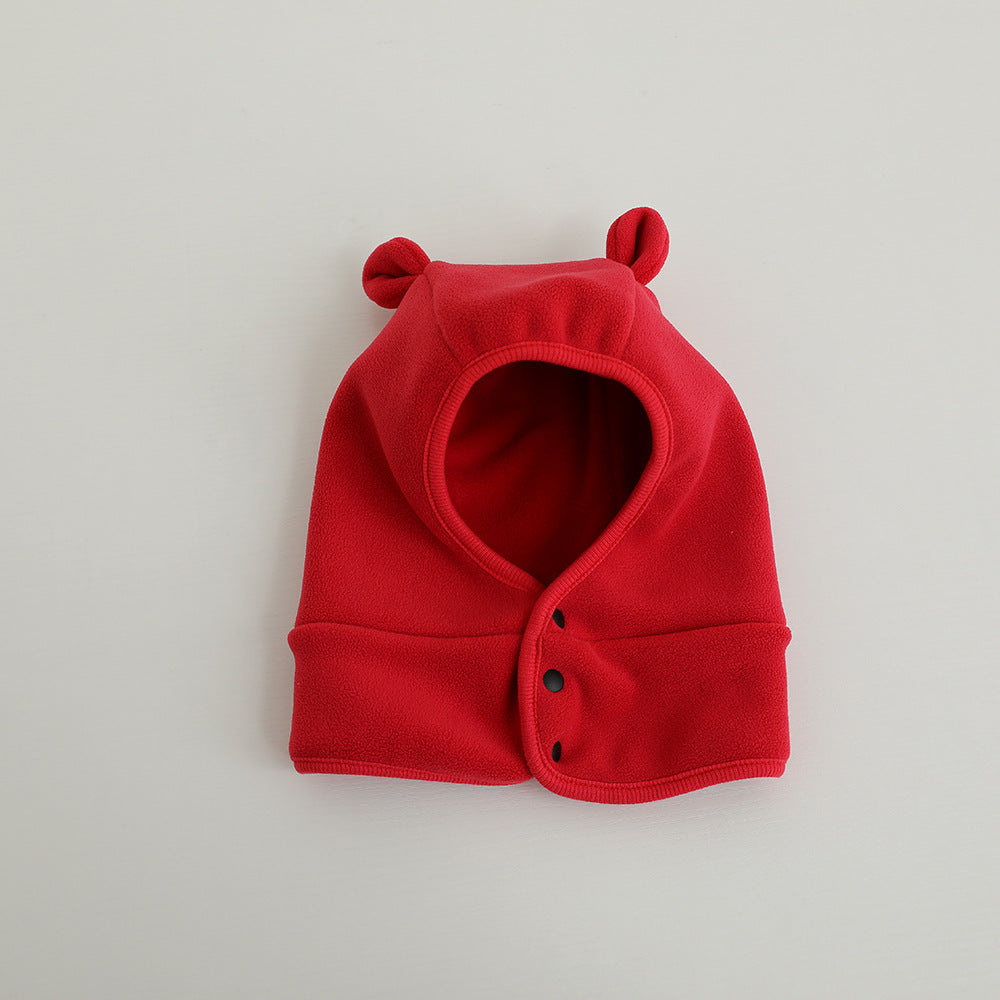 Ears Hooded Suit Hat Thickened Polar Kids' Headwear