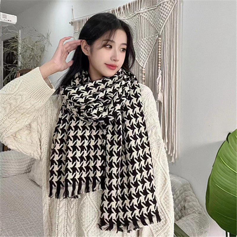 Women's & Men's Versatile Korean Style Stereo Design Warm Scarfs