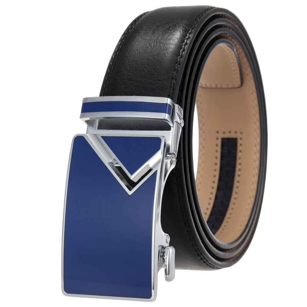 Men's Abrasive Buckle Leather Automatic Fashion Belts