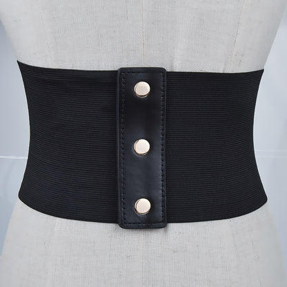 Women's Elastic Girdle Wide Waist Seal Female Ornament Belts