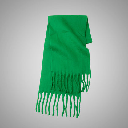 Solid Color Mohair Heavy Idle Style Scarfs