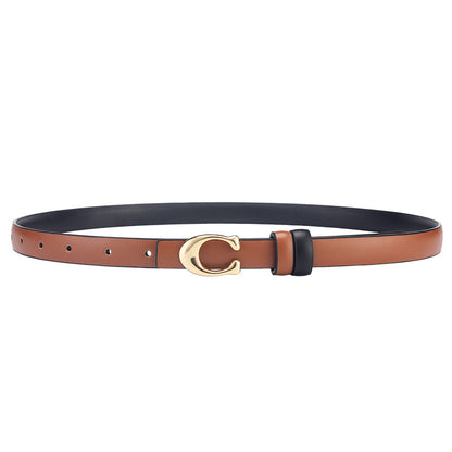 Women's Slim Decorative Thin Female Korean Style Belts