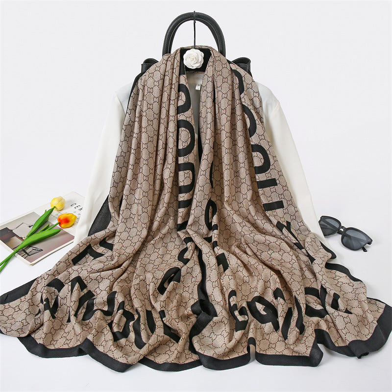 Women's Take Sample Live Cotton Linen Printed Scarfs