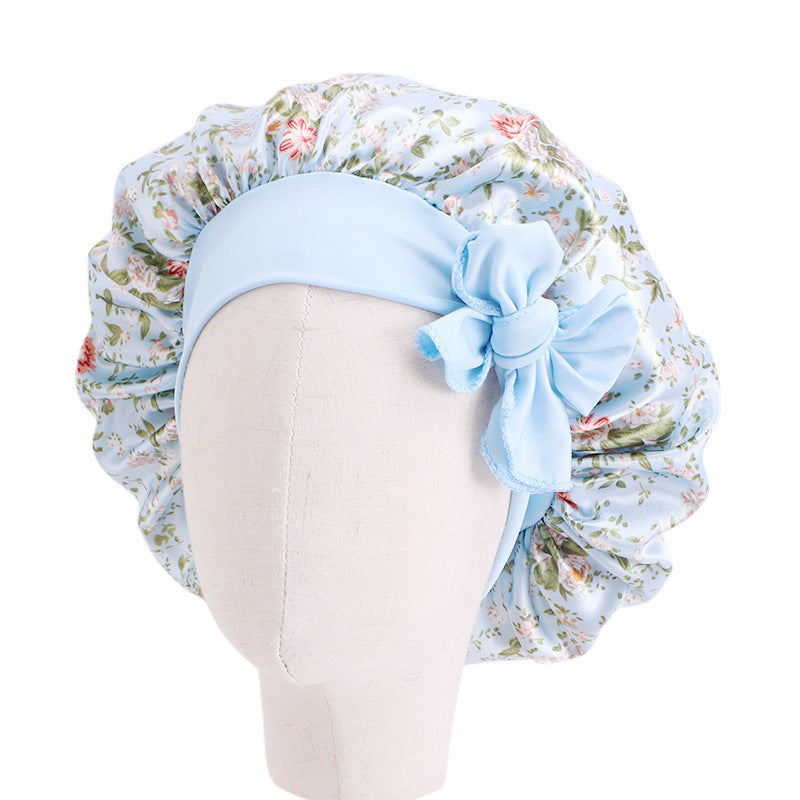 Cute Printed Satin Round Elastic Bandage Kids' Headwear