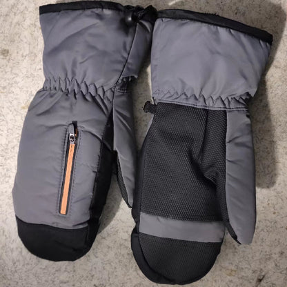 Men's Winter Ski Fleece-lined Thickened Warm Outdoor Gloves